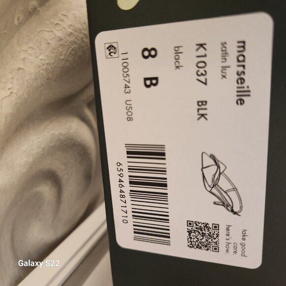 Kate Spade "Marseille" Satin Lux Black Kitten heels. NIB. Size: various - Picture 4 of 14